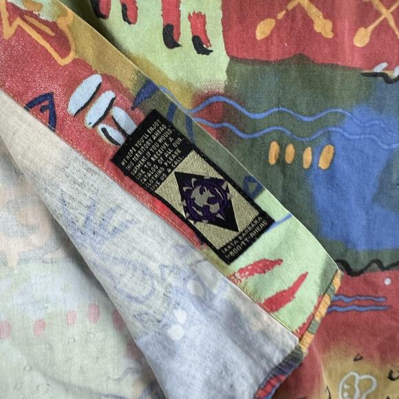 VTG The Territory Ahead Shirt Mens 2XL Abstract Hawaiian Polynesian Tribal 90s - Picture 13 of 14